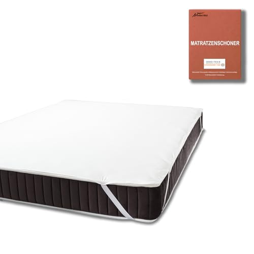 Arbascass Matratzenschoner - 100% wasserdicht, Oeko-TEX Standard 100 CLASS1, Baumwolle, atmungsaktiv, geräuscharm, 4 Eckgummis - ideal für Baby- & Kinderbett (120x190 cm) von ARBASCASS