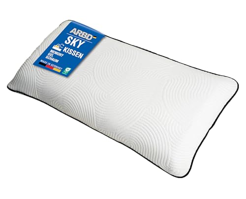 ARBD Memory Foam Kissen Kissen 40x80 cm – Orthopädisches Nackenstützkissen mit Gel & viskoelastischem Schaum - höhenverstellbar & anpassbar – atmungsaktiv – ideal bei Nacken- & Rückenschmerzen von ARBD