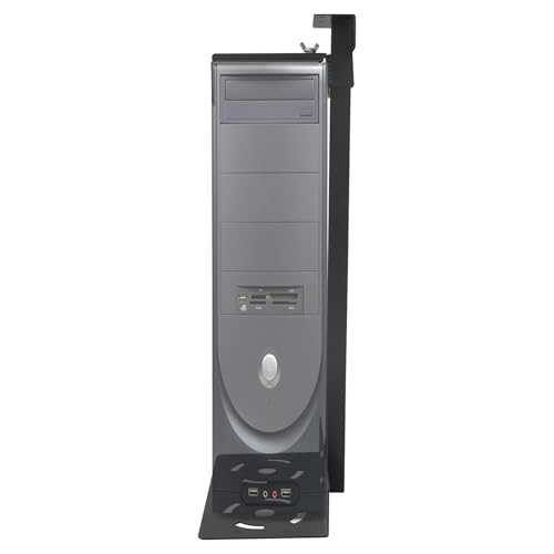 Halterung unter dem Schreibtisch, verstellbare Computergehäuse-Halterung, PC Halterung Unter Schreibtisch, Funktioniert mit den meisten Hosts, für Zuhause, Büro, Gaming Raum, bis 30 kg von ARBGO