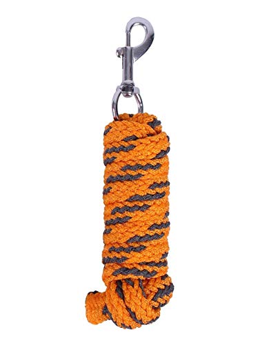 ARBO-INOX® - Anbindestrick - 2m - mit Karabiner - 12 Farben (Orange) von ARBO-INOX