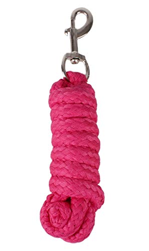 ARBO-INOX - Anbindestrick - für Halfter - 2 Meter - mit Karabiner - 13 Farben (Fuchsia) von ARBO-INOX