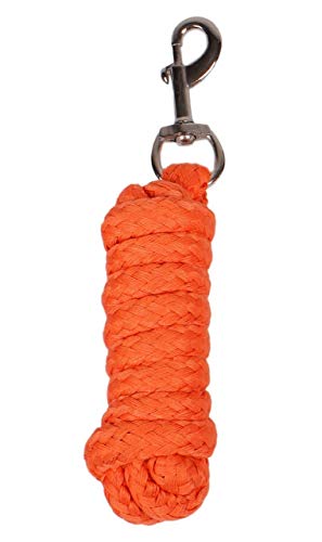 ARBO-INOX - Anbindestrick - für Halfter - 2 Meter - mit Karabiner - 13 Farben (Orange) von ARBO-INOX