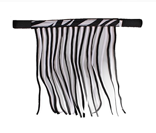ARBO-INOX - Fliegenfransen - einfach - farbig - mit oder ohne Ohren (Full Warmblut, Zebra) von ARBO-INOX
