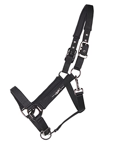 ARBO-INOX Halfter unterlegt 3-Fach verstellbar mit schwarzen Beschlägen (Full WARMBLUT, SCHWARZ) von ARBO-INOX