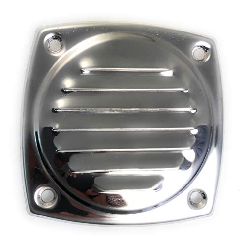ARBO-INOX - Kiemenblech - Lüftungsgitter - eckig - Edelstahl A4 (130 x 130) von ARBO-INOX