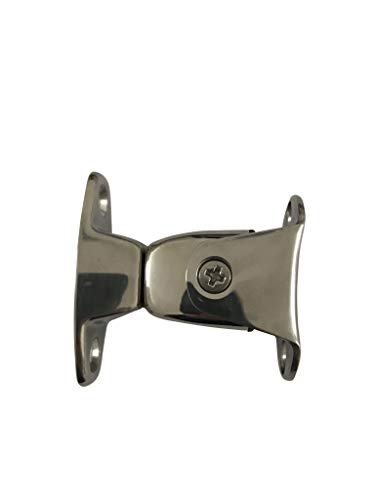 ARBO-INOX Magnet Türhalter schwenkbar mit Aufbauplatte Edelstahl A4 von ARBO-INOX