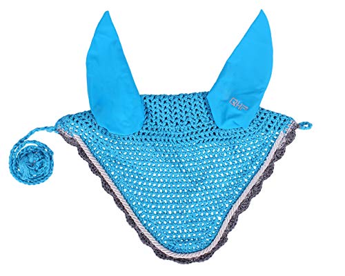 ARBO-INOX - Ohrhaube - gehäkelt - farbig - Verschiedene Größen (Pony, Hellblau) von ARBO-INOX