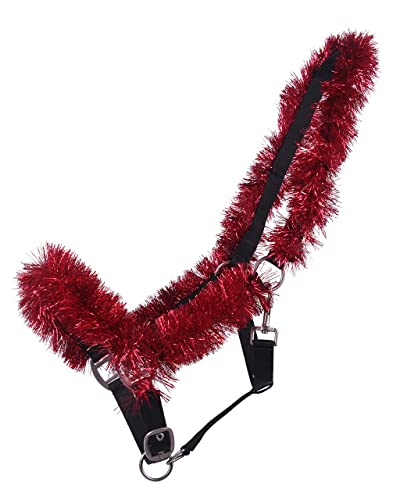 ARBO-INOX Weihnachtshalfter mit festlicher Girlande Weihnachten (Full, ROT) von ARBO-INOX