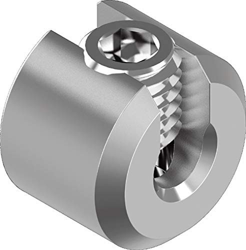Seilstopper Drahtseil Klemme Drahtklemme Drahtseil Edelstahl VA4 ARBO-INOX (8 mm Seil) von ARBO-INOX
