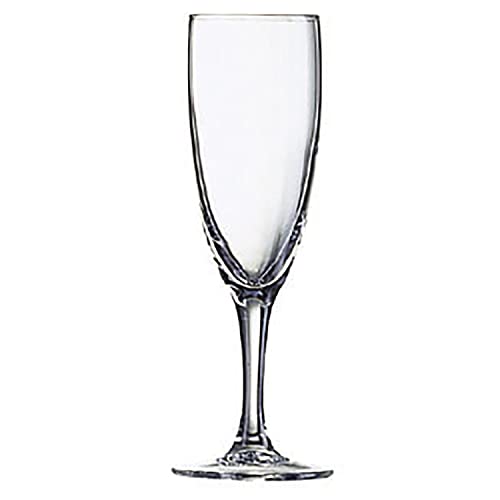 37298 Arcoroc Elegance Sektflöten aus Glas von Champagner, Ohne Kennzeichnung von einfüllen, 12 Stücke, 170 ml von Arcoroc