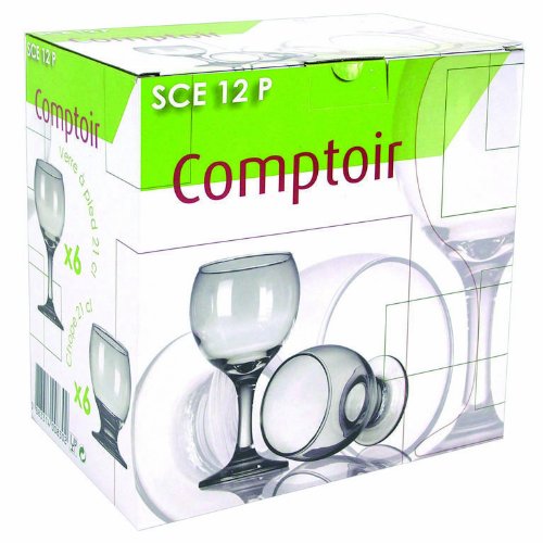 Arc International F0PNY Zähler Service 12 teilig, transparent von ARC