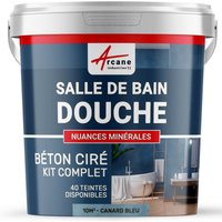 Arcane Industries - beton ciré: Kit betonbeschichtung | kunstharz-beton Badezimmer begehbare Dusche - Wasserdichte Beschichtung - Blau-Grün - kit 10 Arcane Industries - beton ciré: Kit betonbeschichtung | kunstharz-beton Badezimmer begehbare Dusche - Wasserdichte Beschichtung - Blau-Grün - kit 10 von ARCANE INDUSTRIES