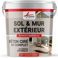 Arcane Industries - beton ciré: kit kunstharz-betonbeschichtung für draussen - Böden, Wände, Terrassen, Balkone, Treppen - Kumquat-Orange - kit 10 m2 Arcane Industries - beton ciré: kit kunstharz-betonbeschichtung für draussen - Böden, Wände, Terrassen, Balkone, Treppen - Kumquat-Orange - kit 10 m2 von ARCANE INDUSTRIES