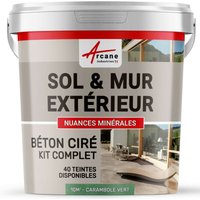 Arcane Industries - beton ciré: kit kunstharz-betonbeschichtung für draussen - Böden, Wände, Terrassen, Balkone, Treppen - Sternfrucht-Grün - kit 10 Arcane Industries - beton ciré: kit kunstharz-betonbeschichtung für draussen - Böden, Wände, Terrassen, Balkone, Treppen - Sternfrucht-Grün - kit 10 von ARCANE INDUSTRIES