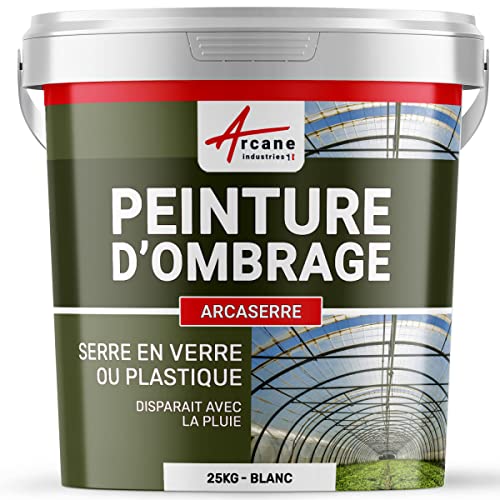 Beschattungsfarbe für landwirtschaftliche oder industrielle Gewächshäuser - ARCASERRE Weiß - 25 kg von ARCANE INDUSTRIES