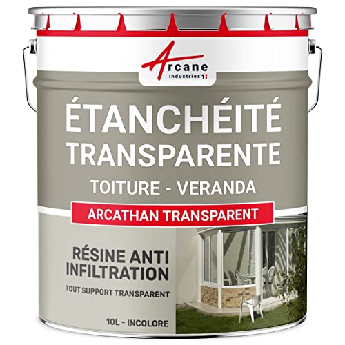 Durchsichtige Abdichtungsharz für Veranda und andere Glasoberflächen: ARCATHAN TRANSPARENT - 10 L von ARCANE INDUSTRIES