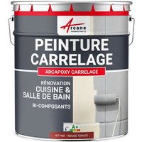 Arcane Industries - fliesenlack : Fliesenfarbe für Küche und Badezimmer - Wandfliesen - Tomatenrot ral 3013 - Kit 1kg bis zu 10 m² für 2 Schichten von ARCANE INDUSTRIES