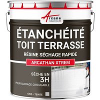 Flachdach- und Terrassenabdichtungsharz - Ganzjahresanwendung: arcathan xtrem ral 7035 - Hellgrau-17 kg (bis zu 11 m² in 2 schichten) - ral 7035 von ARCANE INDUSTRIES