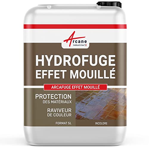 Hydrophobierendes Imprägnierungsmittel mit Nässeeffekt: ARCAFUGE NASSEEFFEKT - 5 L (bis zu 50 m²) von ARCANE INDUSTRIES