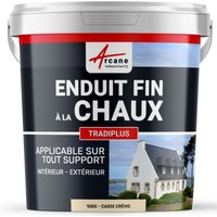 Arcane Industries - Kalkputz, fein: Deko drinnen und draußen - tradiplus - cadix Creme - 15 kg-Kit, bis zu 14 m² - cadix Creme von ARCANE INDUSTRIES