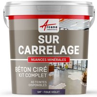 Arcane Industries - kit kunstharzbeton für fliesen - Feigen - 5 m²-Kit (2 Schichten) - Feigen von ARCANE INDUSTRIES