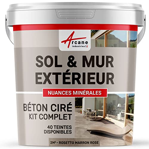 Komplettset – Béton Ciré extérieur – Arbeitsplatte – Feinputz/Sichtbeton. von ARCANE INDUSTRIES