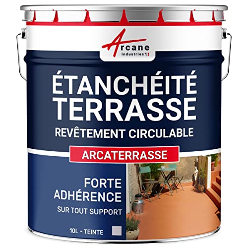 Terrassenabdichtungsfarbe - Außenbeschichtung auf Harzbasis: ARCATERRASSE Grau - 10 L Terrassenabdichtungsfarbe - Außenbeschichtung auf Harzbasis: ARCATERRASSE Grau - 10 L von ARCANE INDUSTRIES