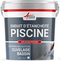 Wasserdichte Versiegelung für betonierte und gemauerte Pools und Becken - arcacim piscine - Weiß - 25 kg - Weiß von ARCANE INDUSTRIES