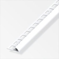 alfer Viertelkreisprofil PVC glatt brilliantweiß Fliesenschienen von ARCANSAS