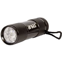 Arcas - Alu 9 led led Mini-Taschenlampe batteriebetrieben 65 g von ARCAS