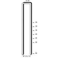 Heftklammern KG700 - 40 mm Galvano - Packung mit 10000 - arca - SAKG740G Heftklammern KG700 - 40 mm Galvano - Packung mit 10000 - arca - SAKG740G von ARCAS