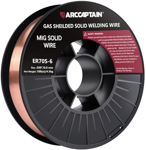 ARCCAPTIAN Schutzgas Schweißdraht 0,8mm 5KG ER70S-6 MIG Schweißdraht für Schweißgerät MIG/MAG Schweißdraht with TÜV Geprüft, D200/S200-5kg ARCCAPTIAN Schutzgas Schweißdraht 0,8mm 5KG ER70S-6 MIG Schweißdraht für Schweißgerät MIG/MAG Schweißdraht with TÜV Geprüft, D200/S200-5kg von ARCCAPTAIN