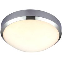 Arcchio - Drilona LED-Bad-Deckenlampe, chrom, IP44 - weiß, chrom von ARCCHIO