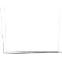 LED-Pendelleuchte Vinca, Länge 120 cm, weiß/silber - weiß, silber von ARCCHIO