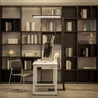 Arcchio - gebraucht] Stehleuchte Finix led schwarz 100W dimmbar Stehlampe Büro Arbeitszimmer von ARCCHIO