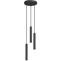 [GEBRAUCHT] Arcchio Franka Led Pendelleuchte Pendelleuchte Lampe 3 Flammig Rund Alu Schw395 B-Ware von ARCCHIO