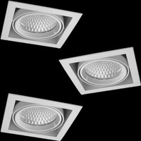 Gebraucht] Arcchio Adin LED-Einbaulampe Deckenlampe Deckenlicht Leuchte 4.000K 3 stück von ARCCHIO