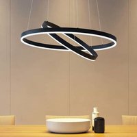 Gebraucht] Arcchio Albiona Led Hängeleuchte Hängeleuchte Lampe Leuchte Led Schwarz 2 Ringe B-Ware von ARCCHIO