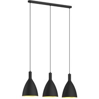 Arcchio - gebraucht] Arthuria Hängeleuchte Pendelleuchte Deckenlampe Lampe 3 Fl. Schwarz 607 B-Ware von ARCCHIO