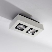 Arcchio - gebraucht] Led Spot Vince Deckenlampe Deckenlampe Lampe Leuchte 2 Flmg Gu10 Weiß B-Ware von ARCCHIO