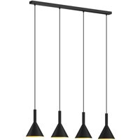 Arcchio - gebraucht] Tadej Pendelleuchte Hängeleuchte Deckenlampe Lampe 4 Fl E27 Schwarz G986 B-Ware von ARCCHIO
