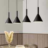 Arcchio - gebraucht] Tadej Pendelleuchte Hängeleuchte Lampe Leuchte 4-flammig schwarz weiß von ARCCHIO