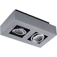 Zweiflammige Deckenlampe Vince - silbergrau von ARCCHIO