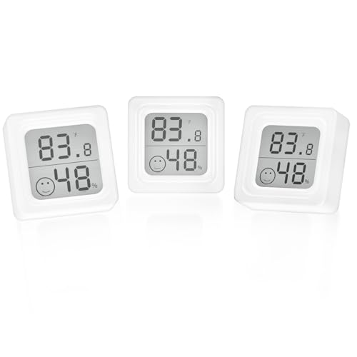 3PCS ARCELI Thermometer Innen Hygrometer Digital Mini LCD Thermometer Zimmerhygrometer Thermometor Niedliches Wandthermometer 3PCS ARCELI Thermometer Innen Hygrometer Digital Mini LCD Thermometer Zimmerhygrometer Thermometor Niedliches Wandthermometer von ARCELI