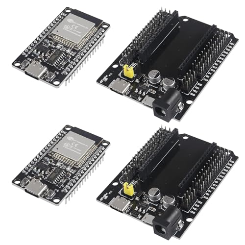 ARCELI 2 Sets ESP32 ESP-32S Typ-C USB CH340 Entwicklungsboard + ESP32 30Pin DEVKIT V1 Stromversorgungsplatine 2,4 GHz WiFi Bluetooth Low Power Dual Core Erweiterungsboard für Arduino ARCELI 2 Sets ESP32 ESP-32S Typ-C USB CH340 Entwicklungsboard + ESP32 30Pin DEVKIT V1 Stromversorgungsplatine 2,4 GHz WiFi Bluetooth Low Power Dual Core Erweiterungsboard für Arduino von ARCELI
