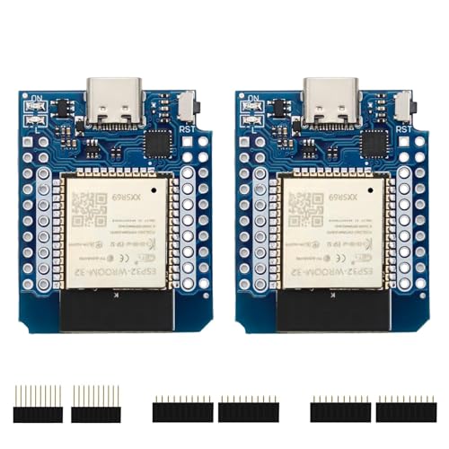ARCELI 2 Stück ESP32 WiFi Modul, Typ-C Drahtlos WiFi + Bluetooth Dual Core CPU Internet Entwicklungsboard kompatibel mit Arduino ARCELI 2 Stück ESP32 WiFi Modul, Typ-C Drahtlos WiFi + Bluetooth Dual Core CPU Internet Entwicklungsboard kompatibel mit Arduino von ARCELI