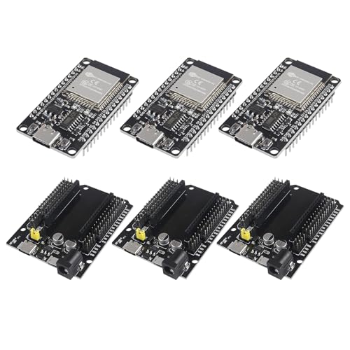 ARCELI 3 Sets ESP32 ESP-32S Typ-C USB CH340 Entwicklungsboard + ESP32 30Pin DEVKIT V1 Stromversorgungsplatine 2,4 GHz WiFi Bluetooth Low Power Dual Core Erweiterungsboard für Arduino ARCELI 3 Sets ESP32 ESP-32S Typ-C USB CH340 Entwicklungsboard + ESP32 30Pin DEVKIT V1 Stromversorgungsplatine 2,4 GHz WiFi Bluetooth Low Power Dual Core Erweiterungsboard für Arduino von ARCELI