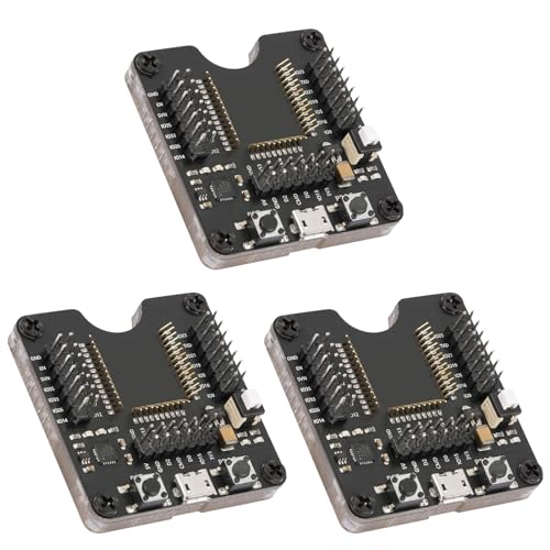 ARCELI 3Pcs ESP32 ESP-WROOM-32 Entwicklungsboard-Modul, Test Burn Fixture Audio Entwicklungsboard-Modul für Minimalsystem ARCELI 3Pcs ESP32 ESP-WROOM-32 Entwicklungsboard-Modul, Test Burn Fixture Audio Entwicklungsboard-Modul für Minimalsystem von ARCELI
