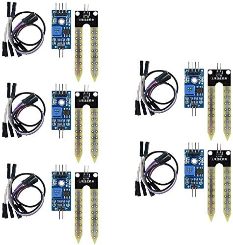 ARCELI 5 stücke Boden Hygrometer Feuchtigkeitserkennung Wasser Sensor Modul YL-69 Sensor Modul für Arduino ARCELI 5 stücke Boden Hygrometer Feuchtigkeitserkennung Wasser Sensor Modul YL-69 Sensor Modul für Arduino von ARCELI