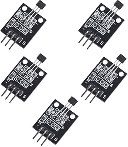ARCELI 5Pcs Hall Effekt KY-003 Magnetisches Sensormodul DC 5V Für Arduino PIC AVR Smart Cars ARCELI 5Pcs Hall Effekt KY-003 Magnetisches Sensormodul DC 5V Für Arduino PIC AVR Smart Cars von ARCELI